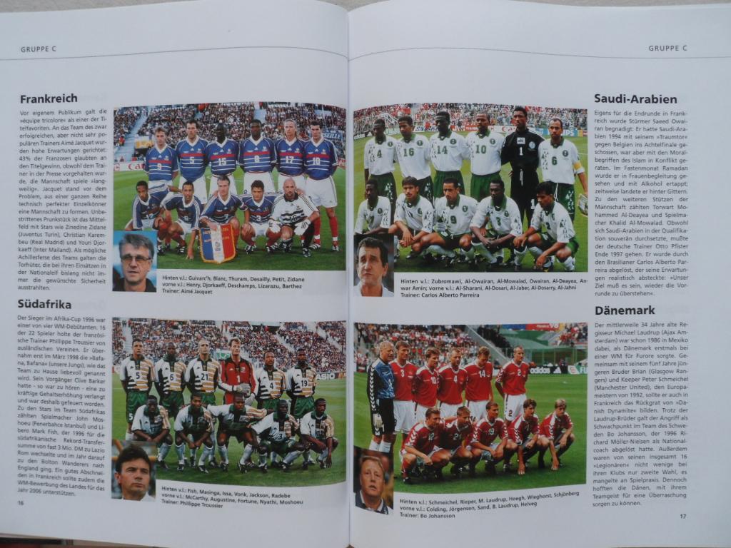 фотоальбом Ф.Беккенбауер Чемпионат мира по футболу 1998 (фото всех команд) 4