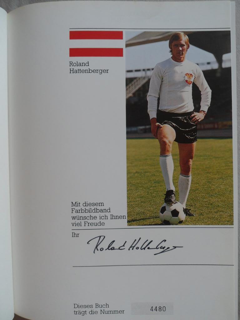 Р.Хаттенбергер-фотоальбом Чемпионат мира по футболу 1978 (фото команд)+автограф 1