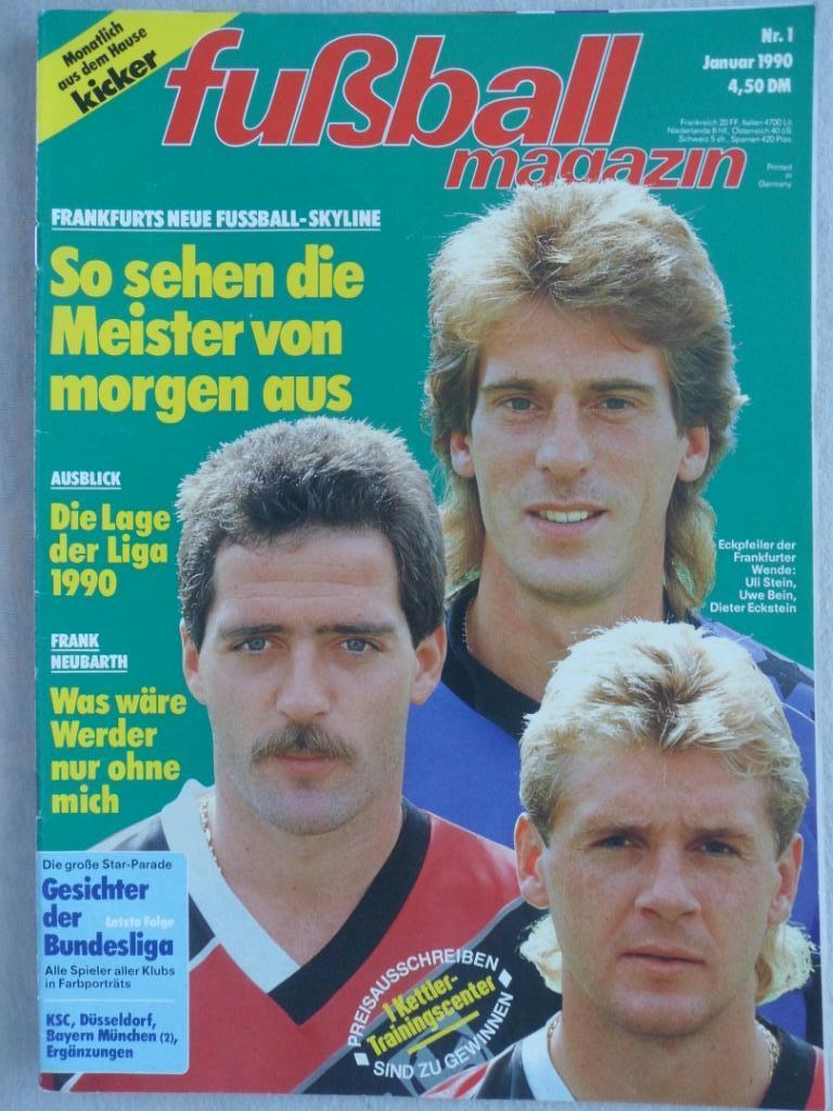 журнал Kicker футбол № 1 (1990)