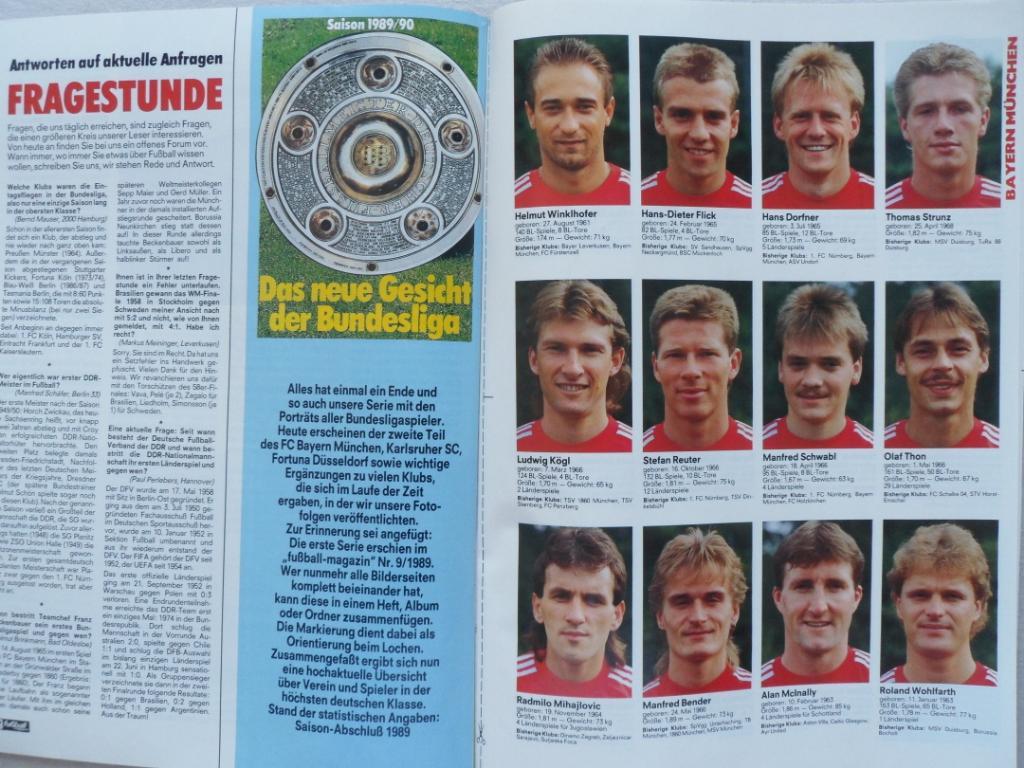 журнал Kicker футбол № 1 (1990) 4