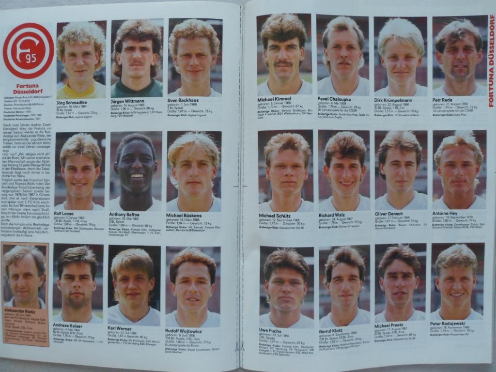 журнал Kicker футбол № 1 (1990) 6