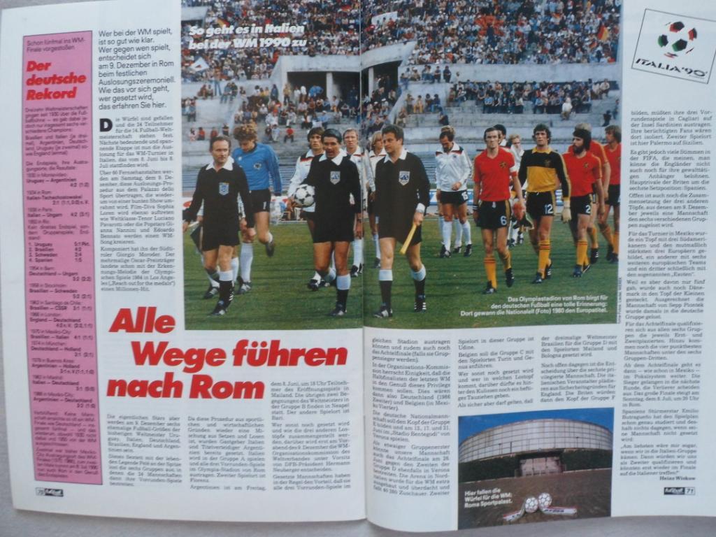 журнал Kicker футбол № 12 (1989) уценка! 3