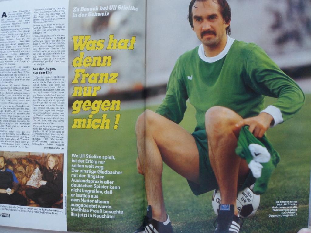 журнал Kicker футбол № 4 (1986) + большой постер 2