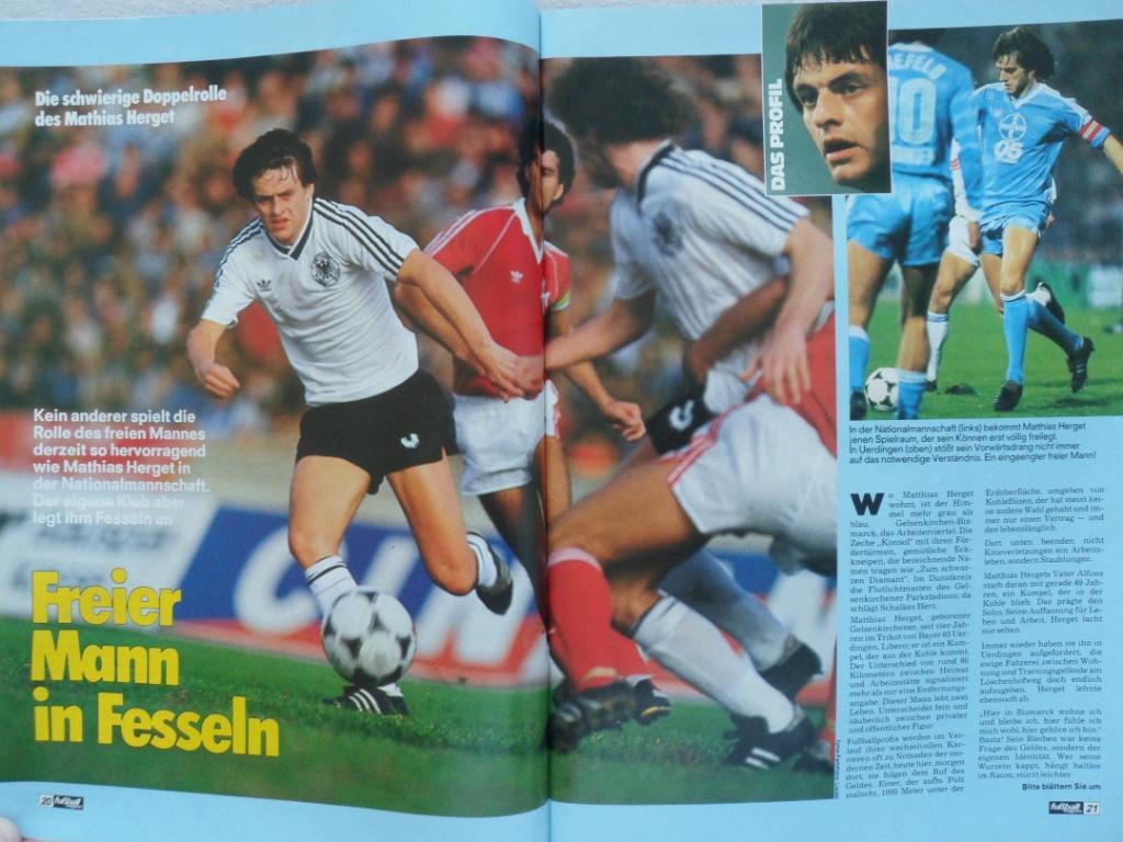 журнал Kicker футбол № 4 (1986) + большой постер 6