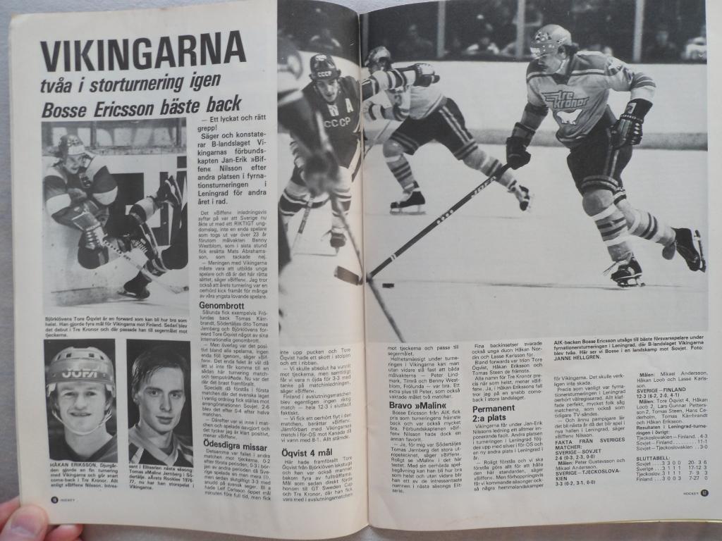 журнал Хоккей (Швеция) № 5 (1980) 4