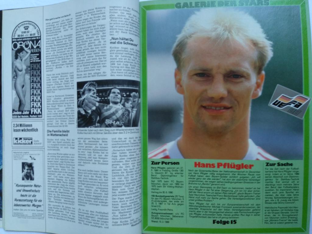 журнал Kicker футбол № 3 (1988) 2