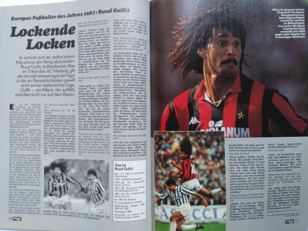 журнал Kicker футбол № 3 (1988) 3