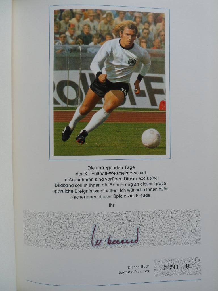 Фотоальбом У.Хенесс - Чемпионат мира по футболу 1978 г.+ автограф 1