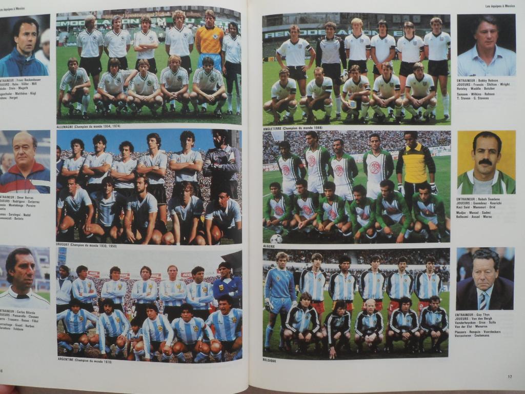 книга-фотоальбом Чемпионат мира по футболу 1986 г (фото всех команд) 1