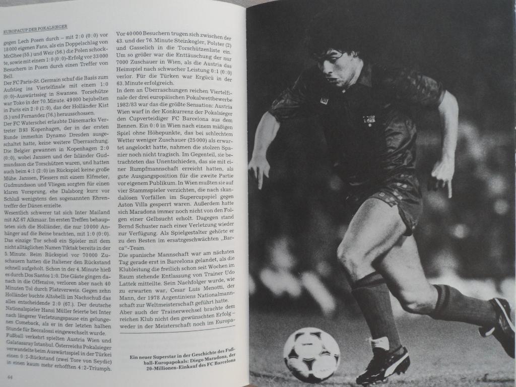 книга футбол. Еврокубки 1983 6