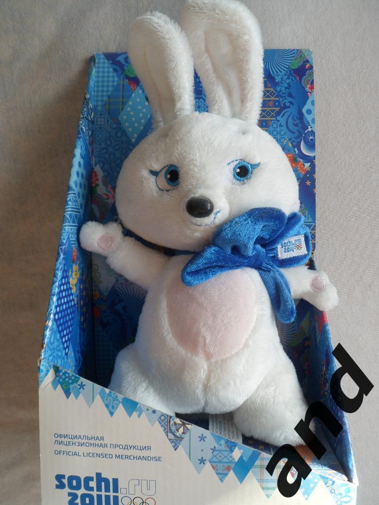 Олимпиада Сочи 2014 талисман заяц. Мягкая игрушка маскот талисман