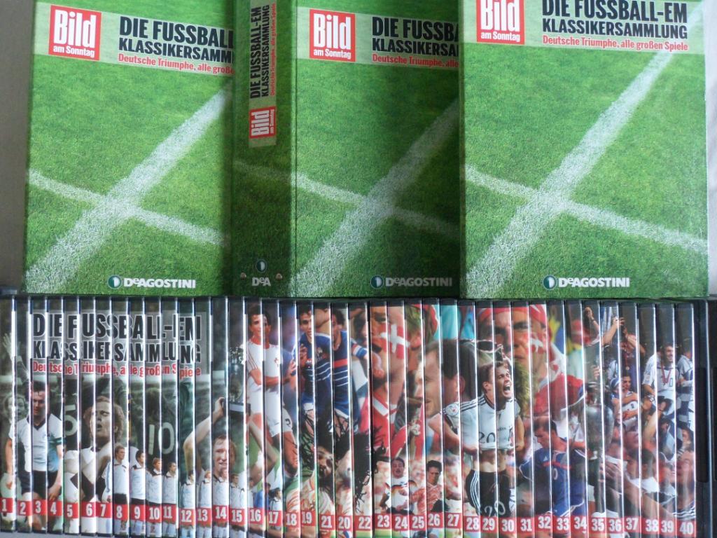 чемпионаты Европы по футболу 40 DVD + 40 журналов
