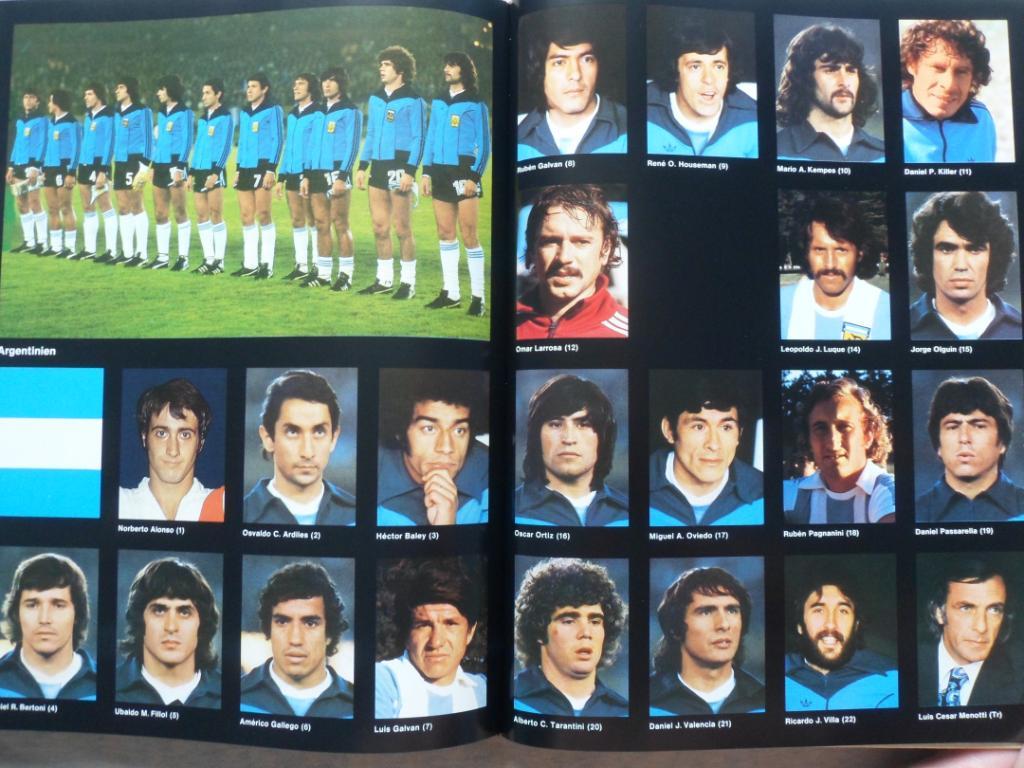 Ф.Беккенбауэр - фотоальбом Чемпионат мира по футболу 1978 (фото команд)+автограф 3