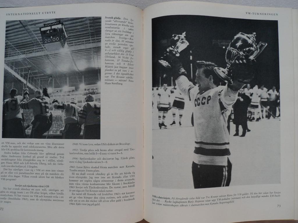 книга-фотоальбом История шведского хоккея 1963 г. 2