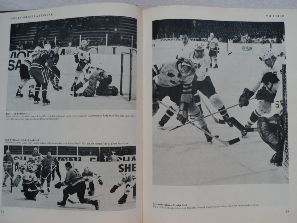 книга-фотоальбом История шведского хоккея 1963 г. 3