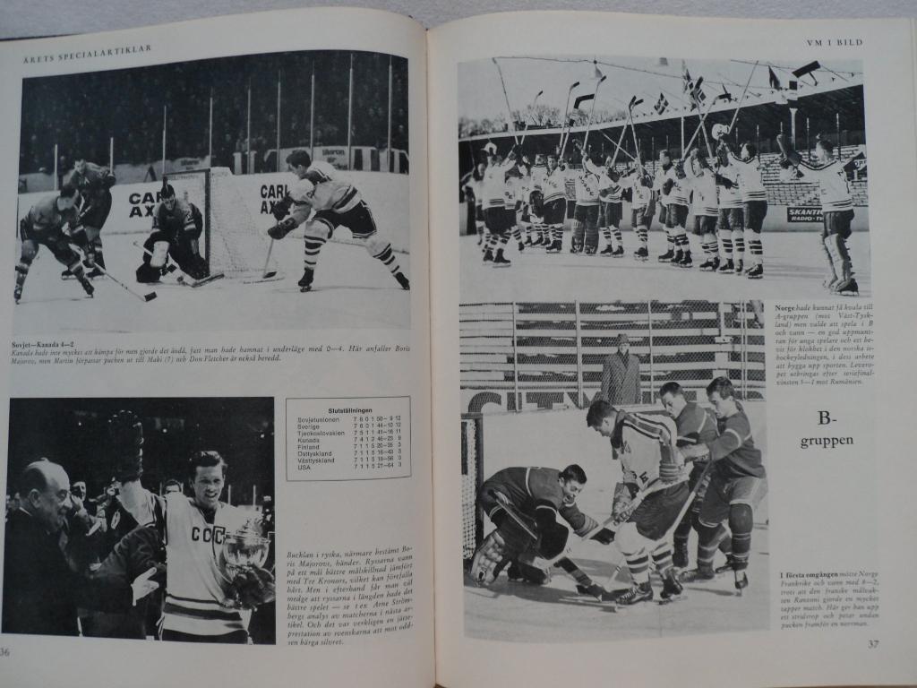 книга-фотоальбом История шведского хоккея 1963 г. 5