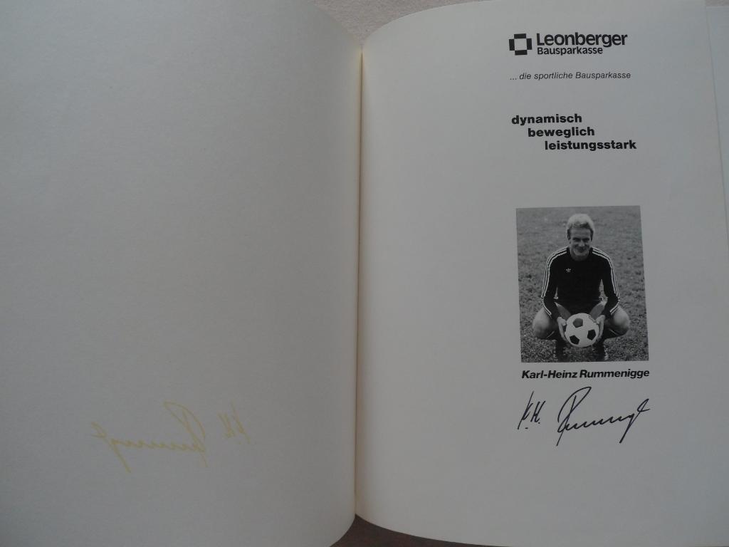 книга о Румменигге + оригинальный автограф 1