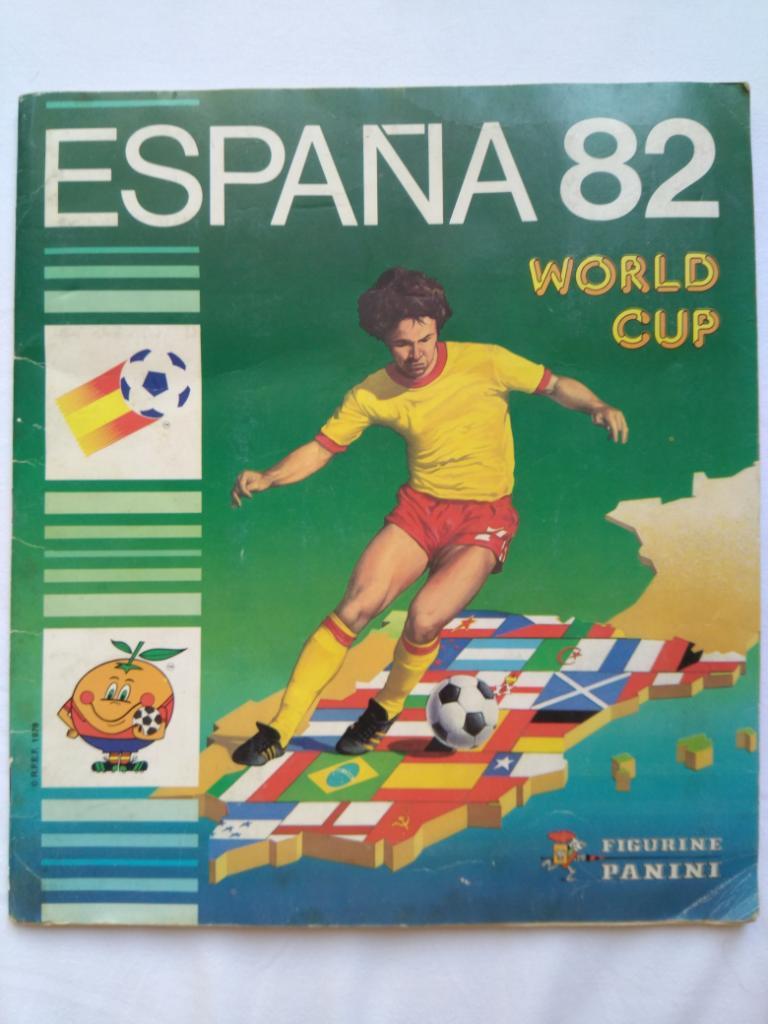 Альбом панини panini чемпионат мира 1982 (нет 24 наклеек)