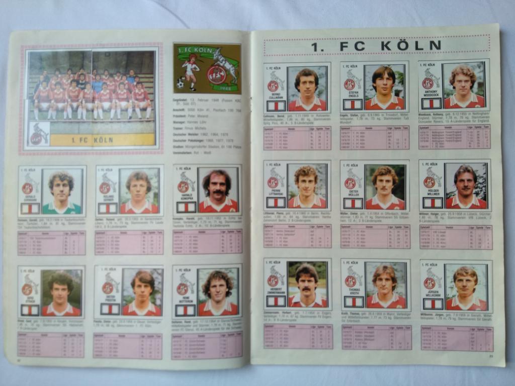 Альбом панини panini футбол 1981 со всеми наклейками+автографы 4