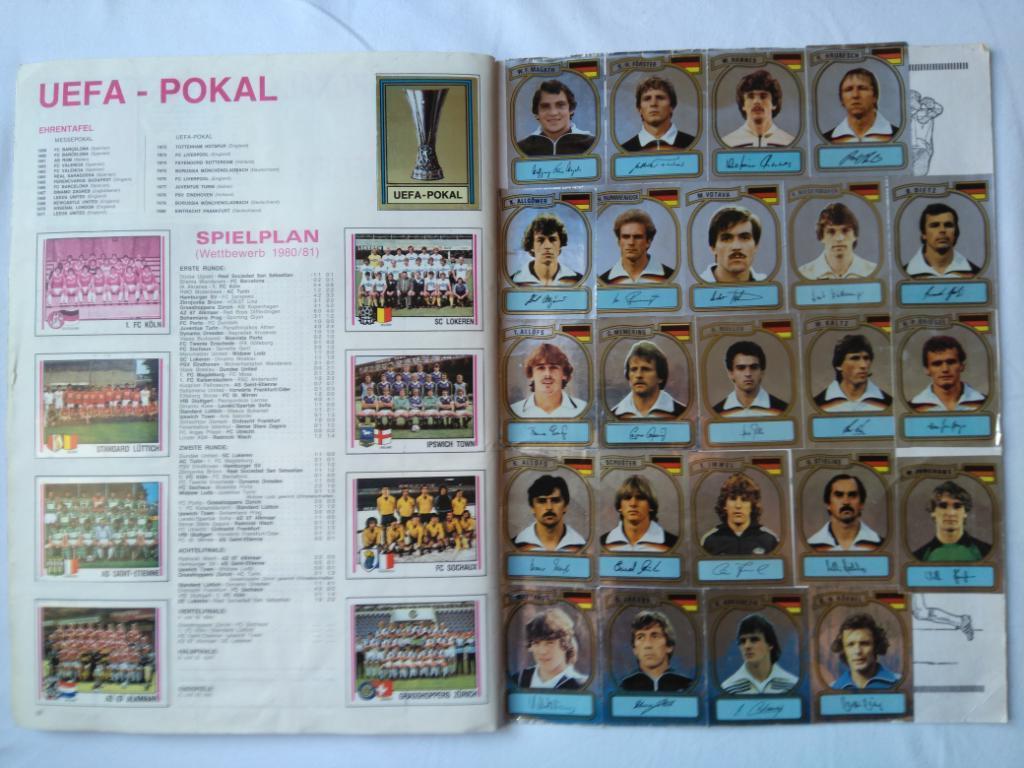 Альбом панини panini футбол 1981 со всеми наклейками+автографы 7