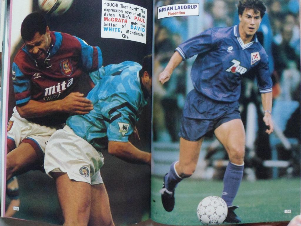 английский футбол 1994 (постеры игроков) 1