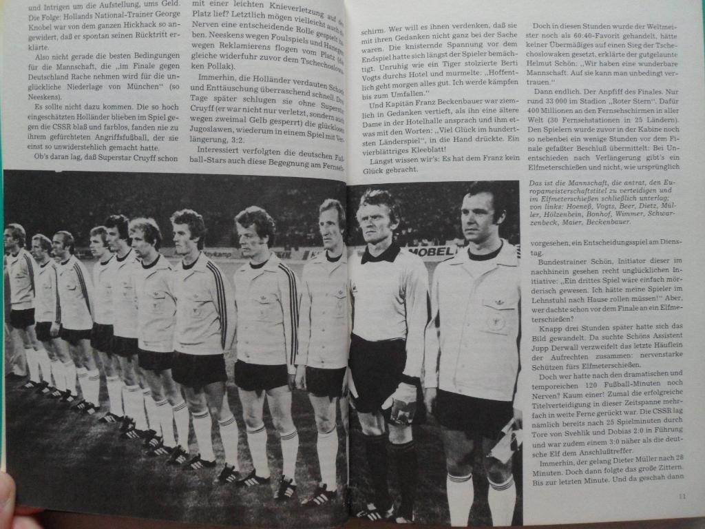Книга-фотоальбом Чемпионат Европы по футболу 1976 г. 2