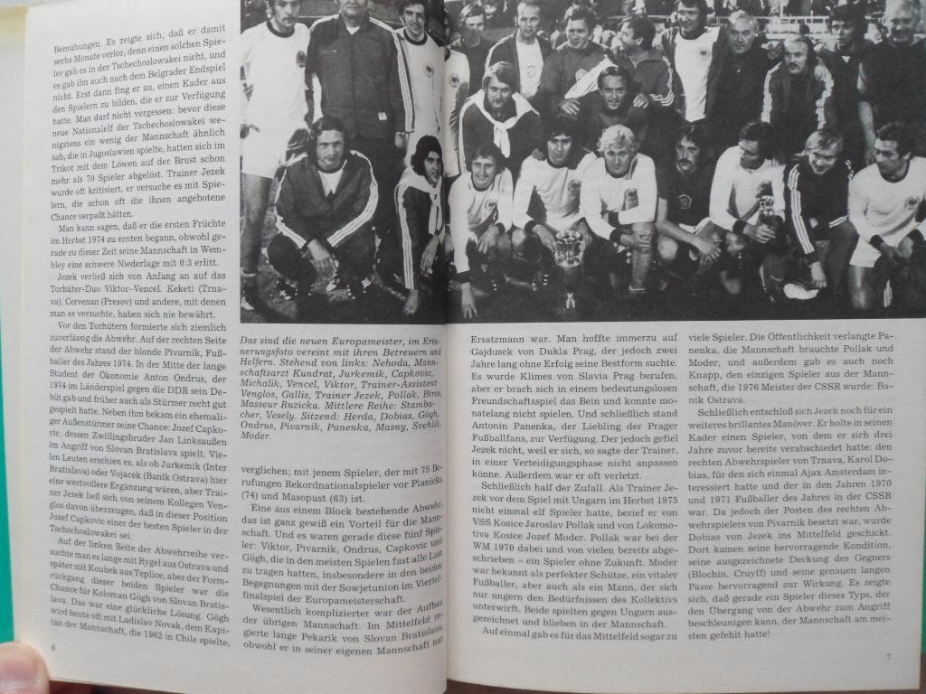Книга-фотоальбом Чемпионат Европы по футболу 1976 г. 6
