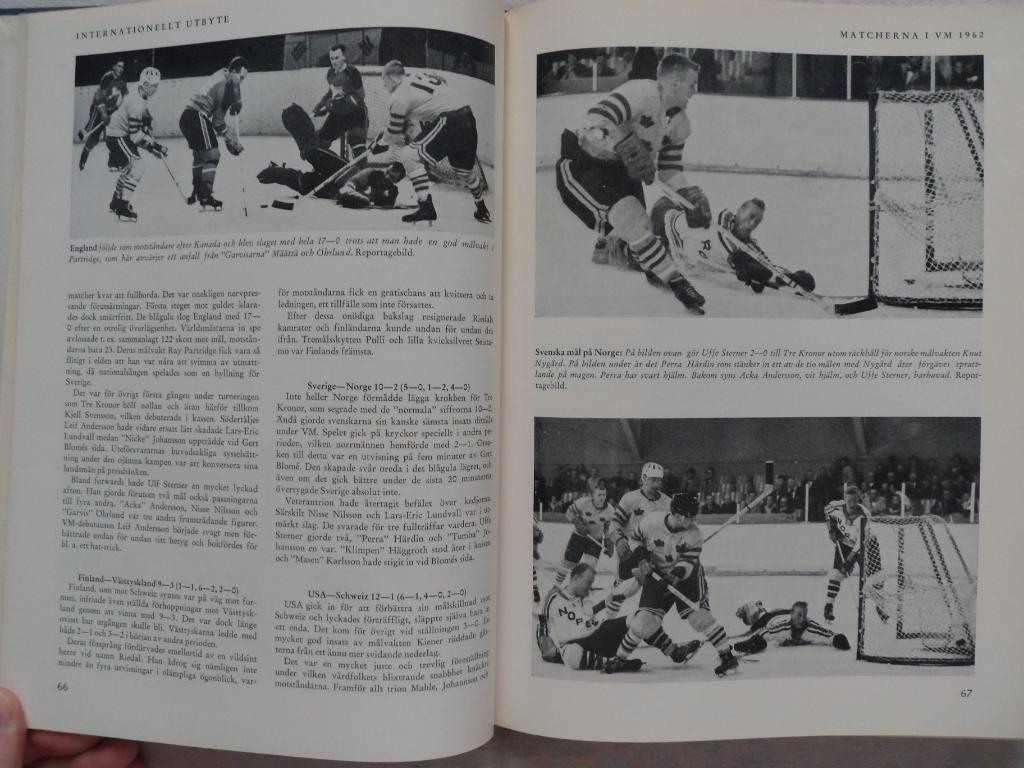 книга-фотоальбом История шведского хоккея 1962 г. 3