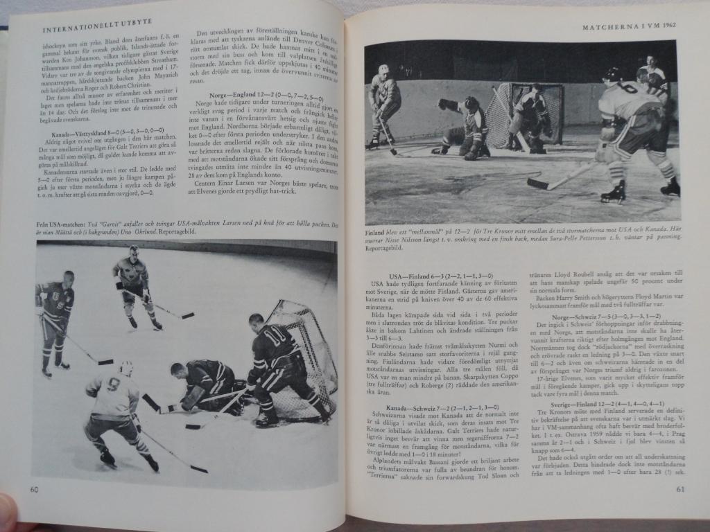 книга-фотоальбом История шведского хоккея 1962 г. 5