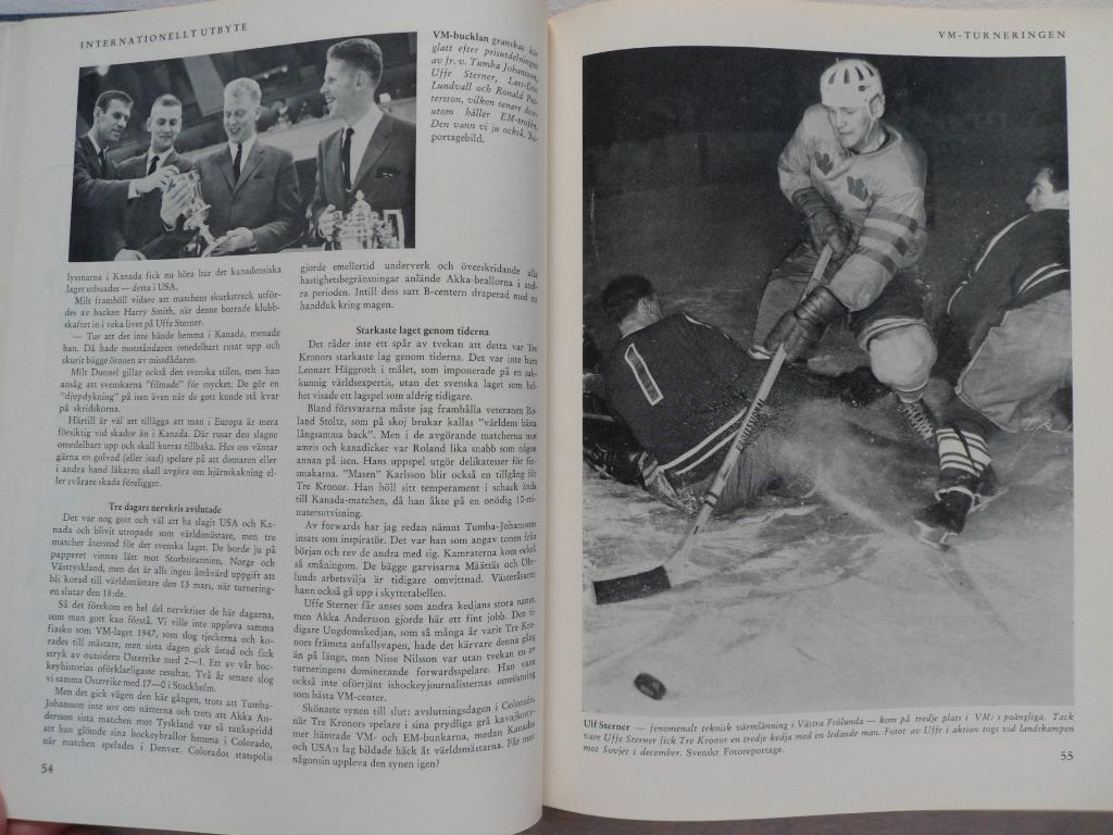 книга-фотоальбом История шведского хоккея 1962 г. 7