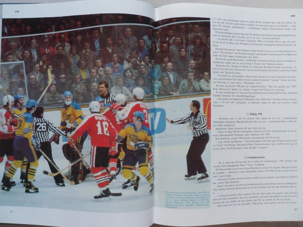 книга-фотоальбом История шведского хоккея 1978 г. 3