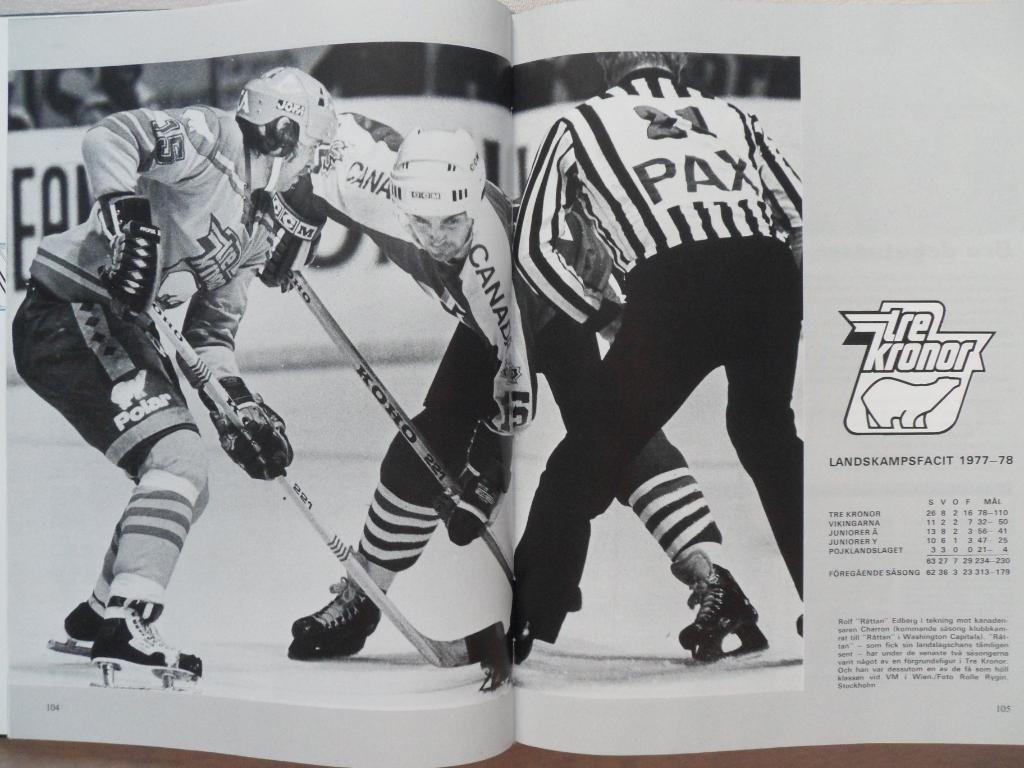 книга-фотоальбом История шведского хоккея 1978 г. 4