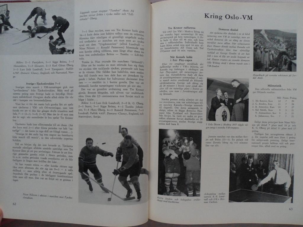 книга-фотоальбом История шведского хоккея 1958 г. 5