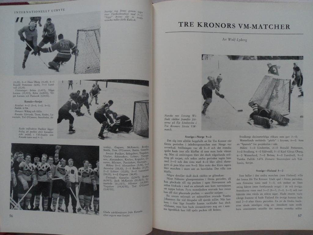 книга-фотоальбом История шведского хоккея 1958 г. 6
