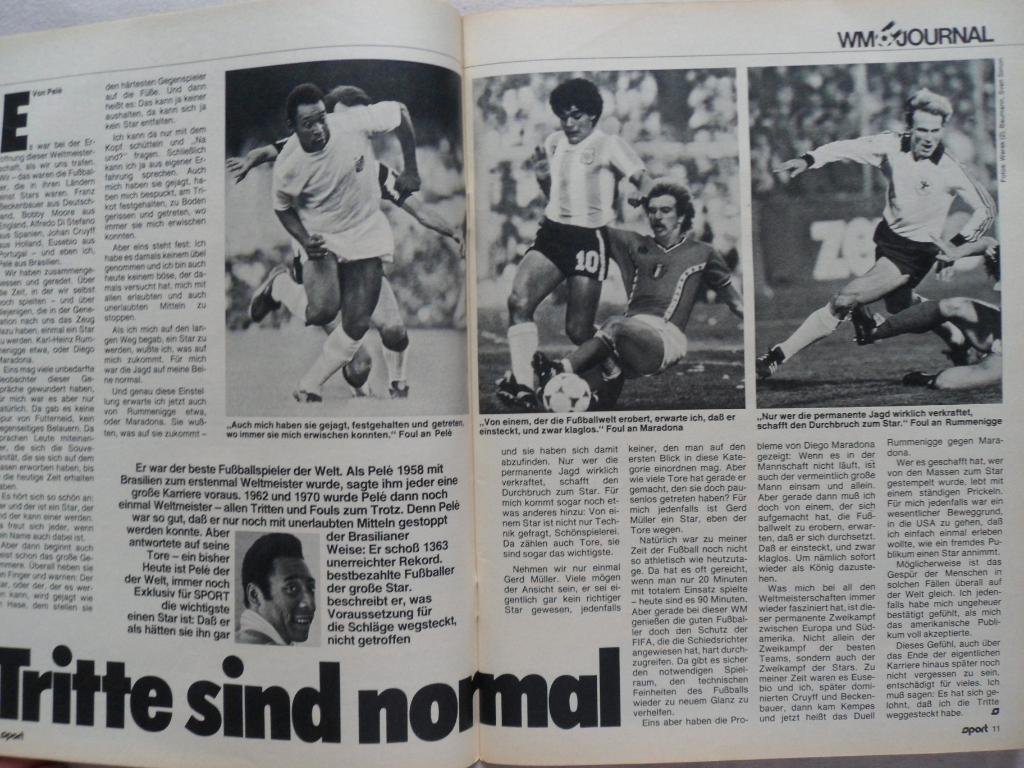 журнал Спорт в фотографиях. Футбол № 7 (1982) 7