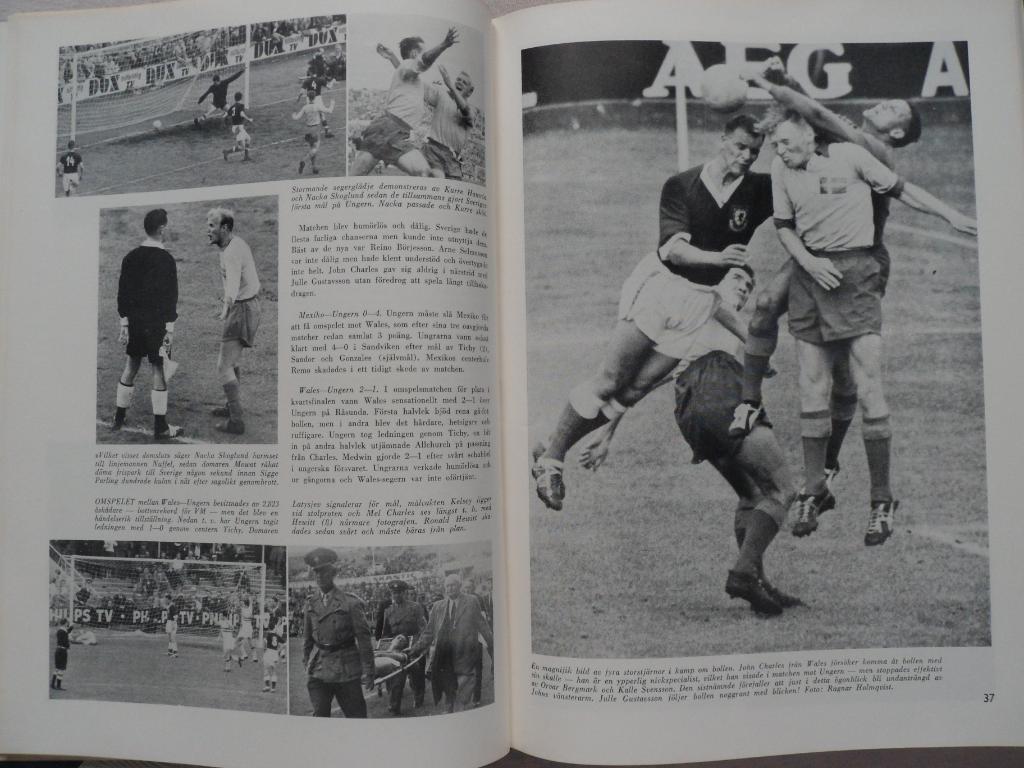 книга-фотоальбом История шведского и мирового футбола 1957-58 г. 5