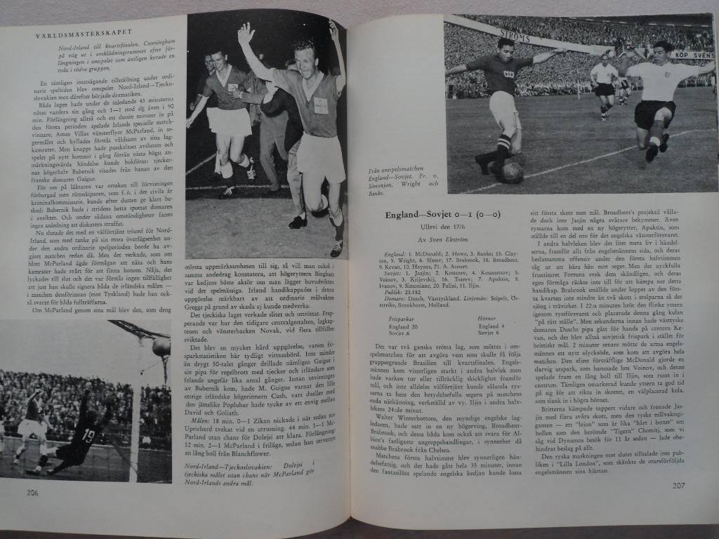 книга-фотоальбом История шведского и мирового футбола 1958 г. 6