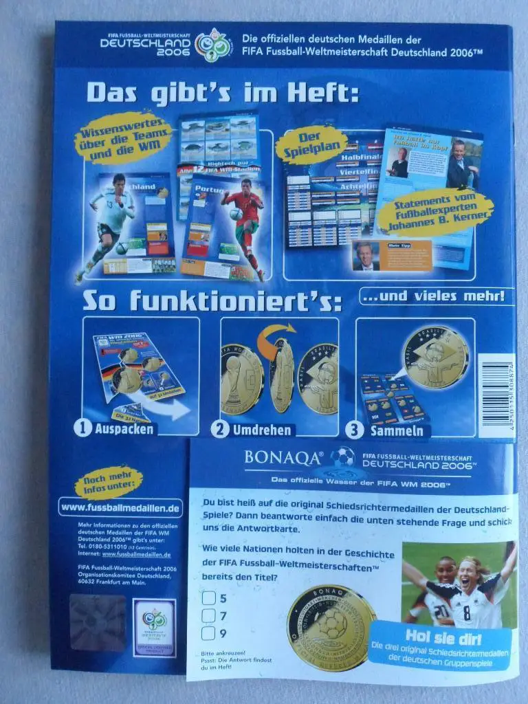 Чемпионат мира по футболу 2006 - фотоальбом с медалями (жетонами) 5