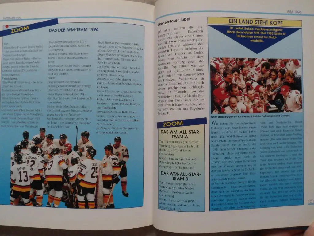 Фотоальбом - Хоккей. Ежегодник (Германия) Сезон 1996-97 г. 2