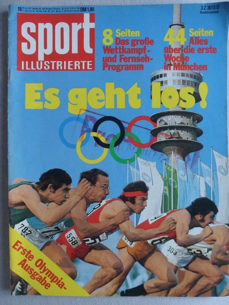 журнал Спорт в фотографиях 1972 (ФРГ)