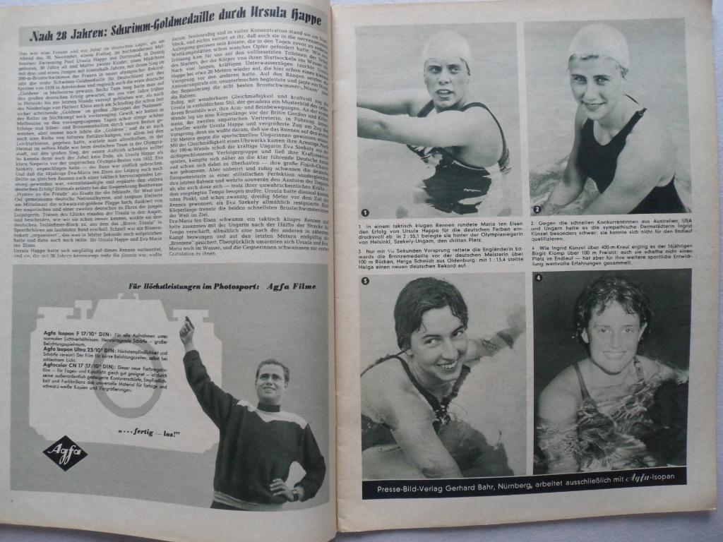 журнал Летняя Олимпиада 1956 Спецвыпуск (ФРГ) 3