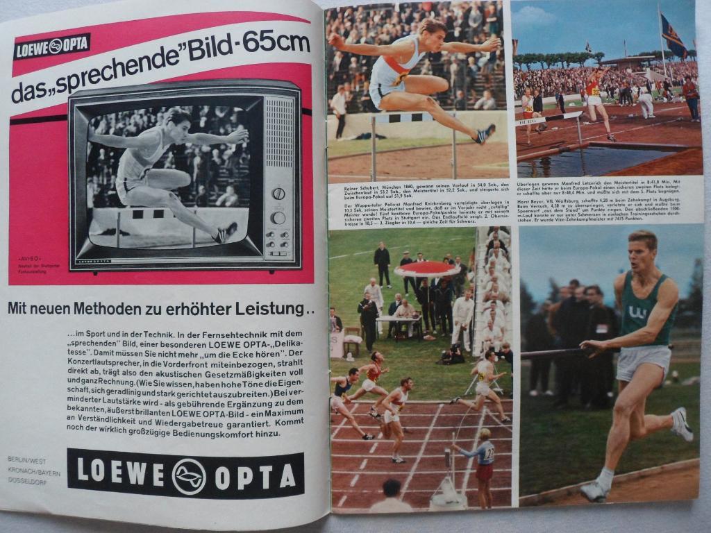 журнал Чемпионат Европы по легкой атлетике 1965 Спецвыпуск (ФРГ) 4
