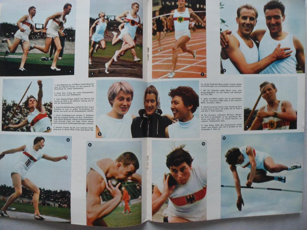 журнал Чемпионат Европы по легкой атлетике 1958 Спецвыпуск (ФРГ) 3