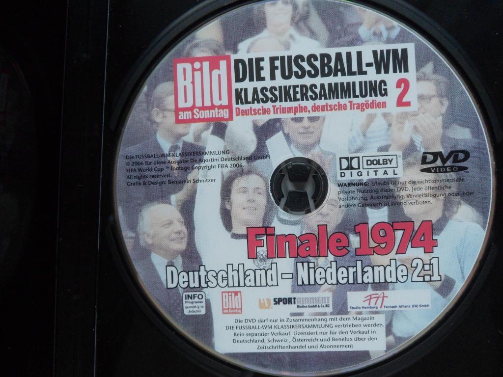 DVD ФРГ - Голландия 1974 г. Чемпионат мира по футболу 1