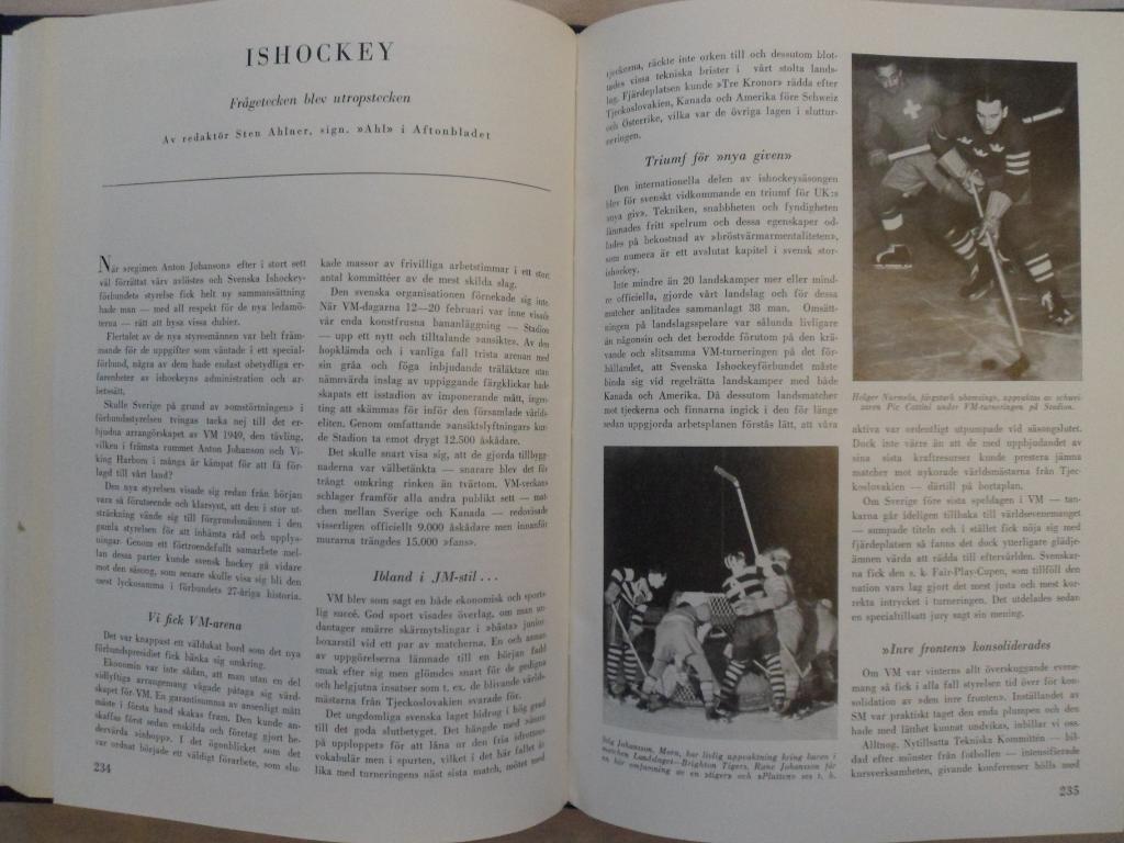 фотоальбом Летопись шведского и мирового спорта 1950 г. 1