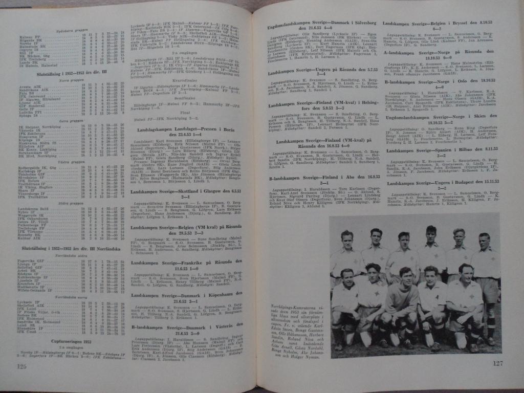 фотоальбом Летопись шведского и мирового спорта 1954 г. 1