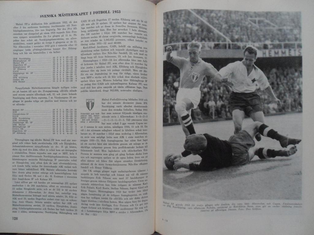 фотоальбом Летопись шведского и мирового спорта 1954 г. 2