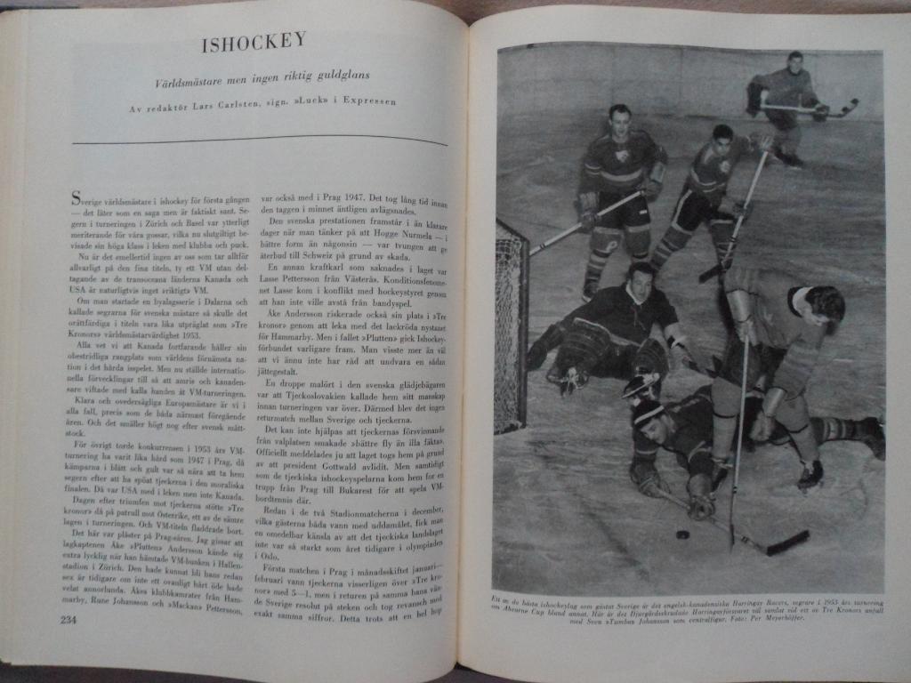 фотоальбом Летопись шведского и мирового спорта 1954 г. 4