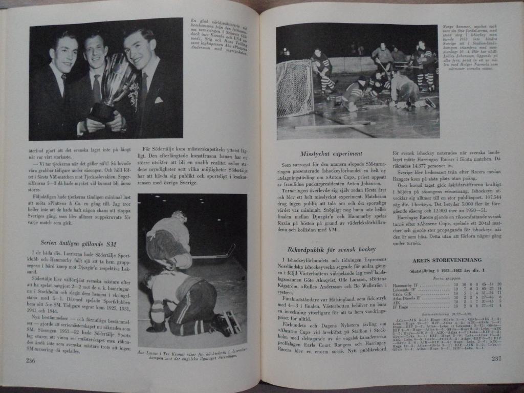 фотоальбом Летопись шведского и мирового спорта 1954 г. 5
