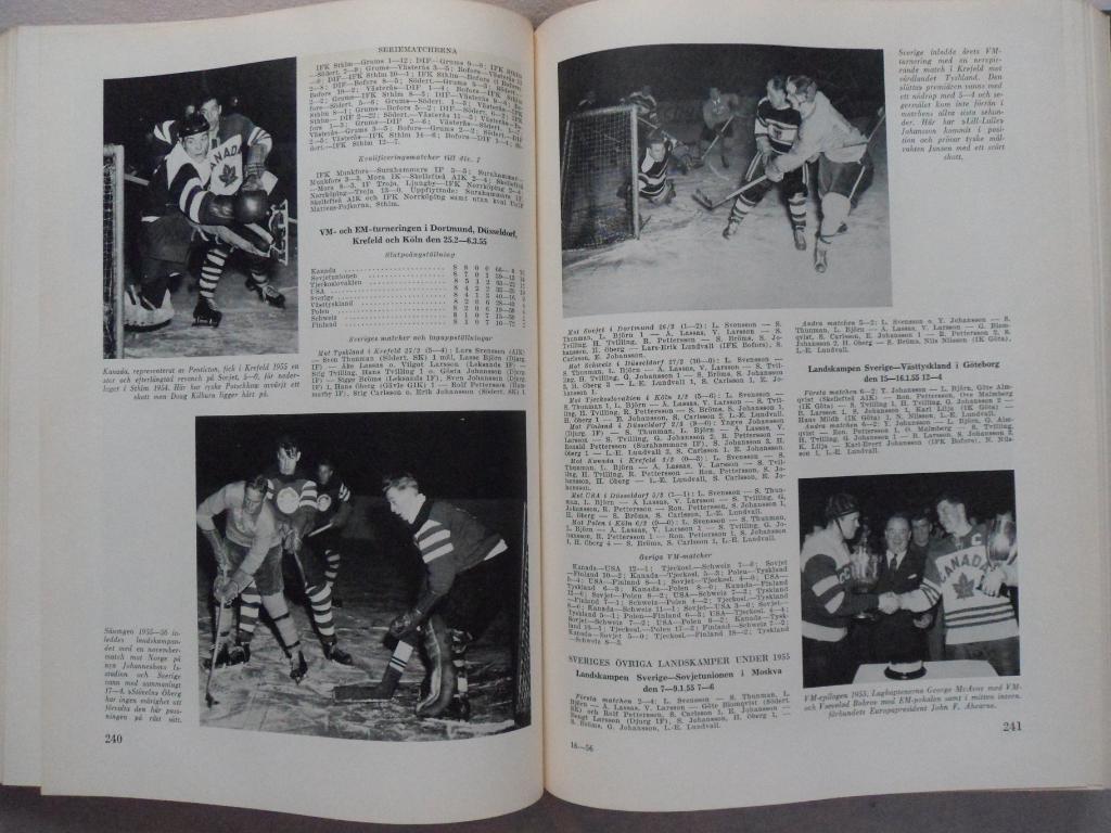 фотоальбом Летопись шведского и мирового спорта 1956 г. 1